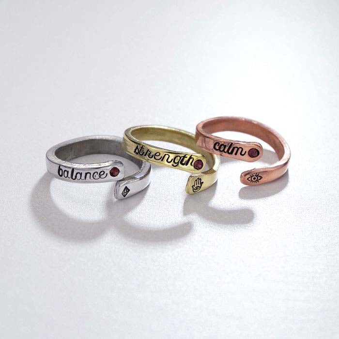 ImpressArt® Design Stamp Set, Uppercase Amethyst Alphabet, 3mm Characters