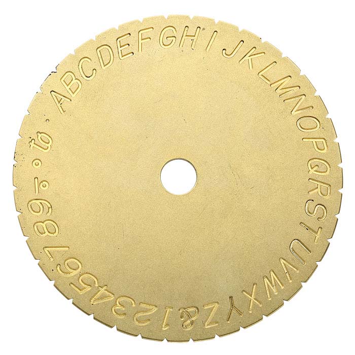 قرص خط نحاسي لنقش الحلقة الداخلية