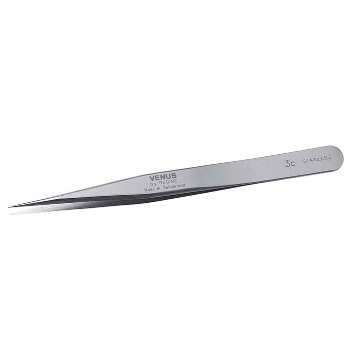 Regine Stainless Steel Precision 3C Pattern Tweezers