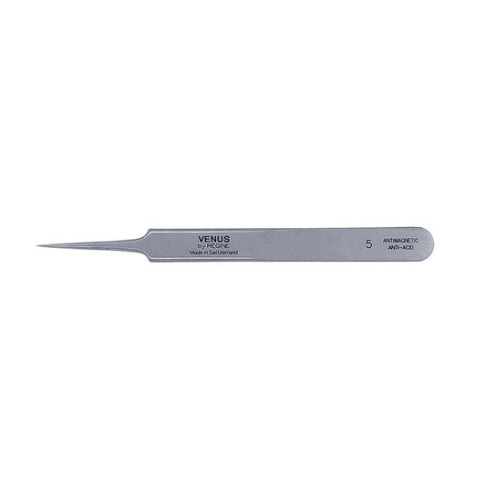 Regine Anti-Magnetic Stainless Steel Precision 5 Pattern Tweezers