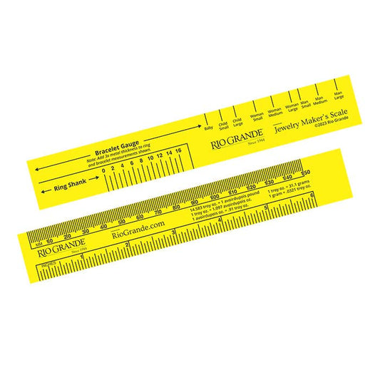 Jewelry Maker's Ruler, Bracelet and Ring Gauge