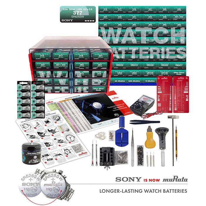 Murata Watch Battery Starter Kit