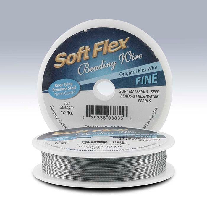 Soft Flex® 21-Strand Original Satin Silver Beading Wire