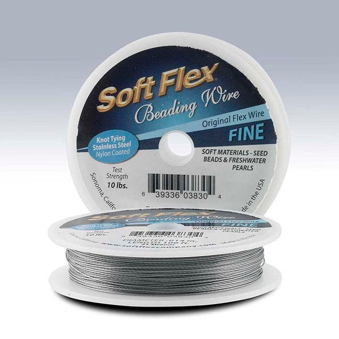Soft Flex® 21-Strand Original Satin Silver Beading Wire