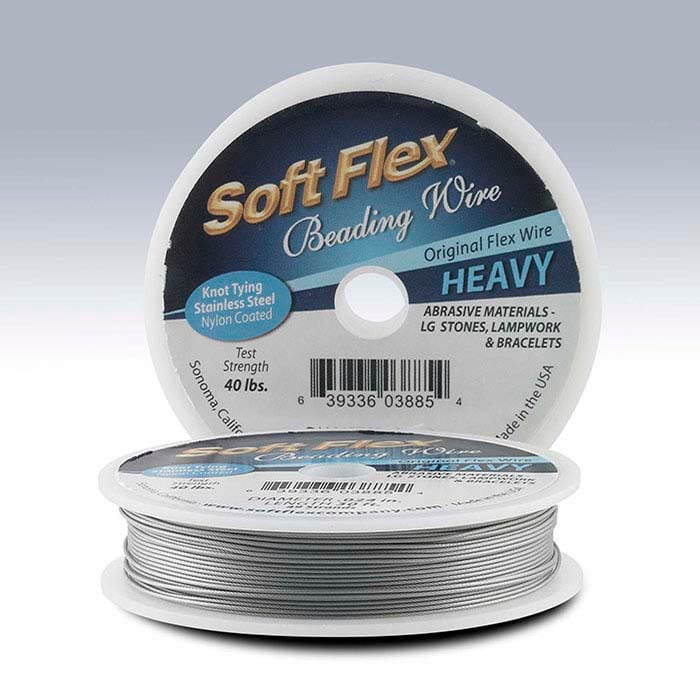 Soft Flex® 49-Strand Original Satin Silver Beading Wire