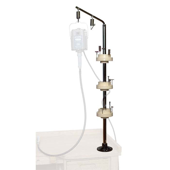 Flex Shaft Double Motor Stand with Bur and Tool Organizers