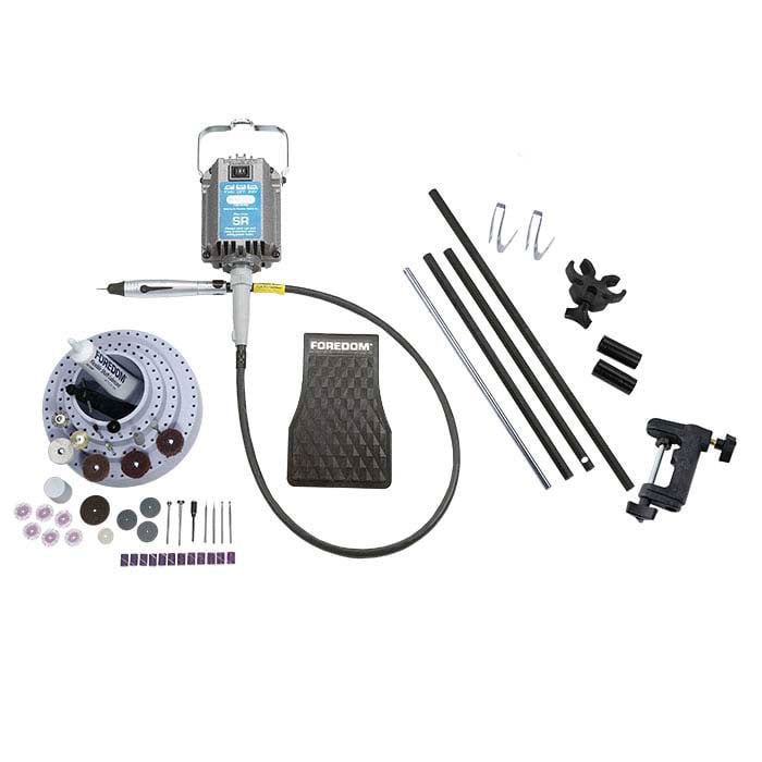 Foredom® SR Motor with H.20® Quick-Change Handpiece Flex Shaft System with Motor Hanger