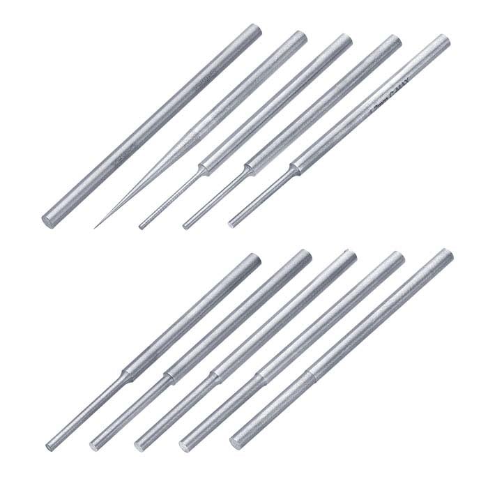 GRS® C-Max Stepped Round Graver Blanks, Set of 10