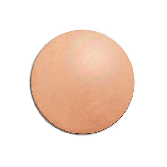 Large Copper Discs, 1.02mm, 1/2-Hard