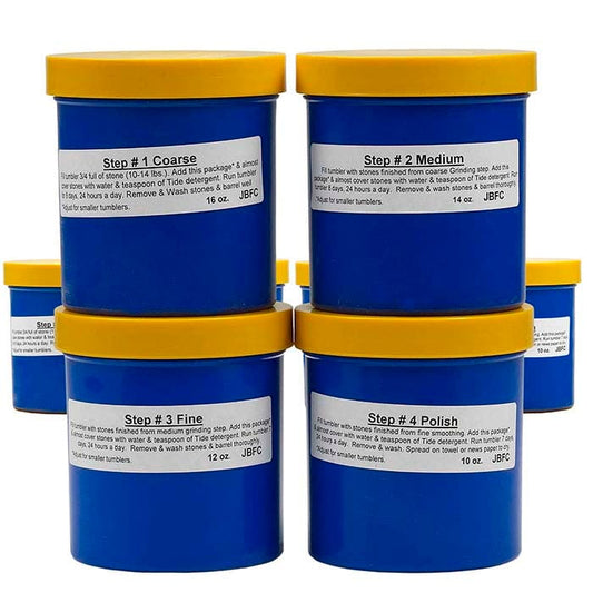 Lapidary Tumbler-Ladungen im Viererpack