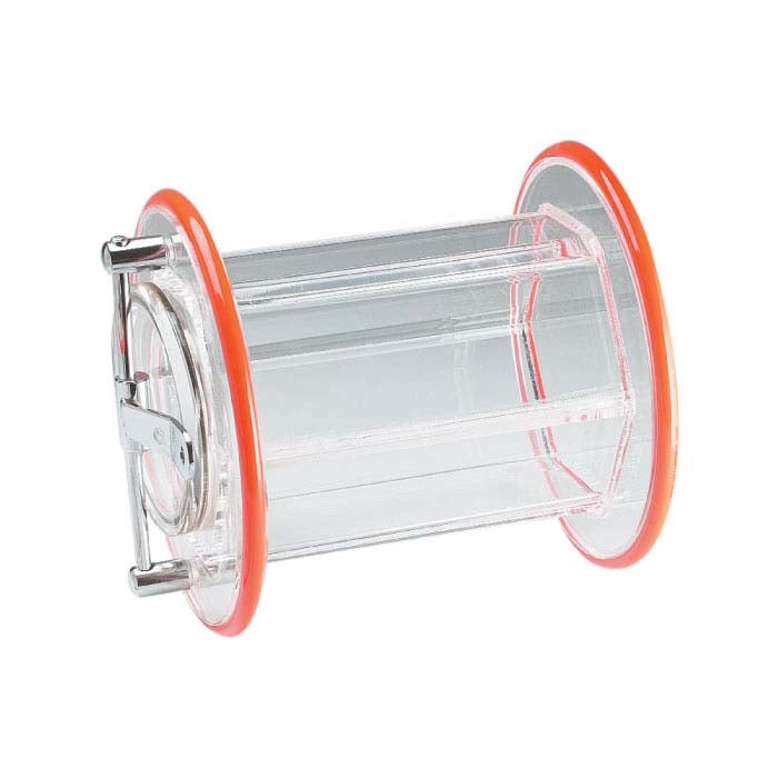 पारदर्शी रोटरी टम्बलर बैरल