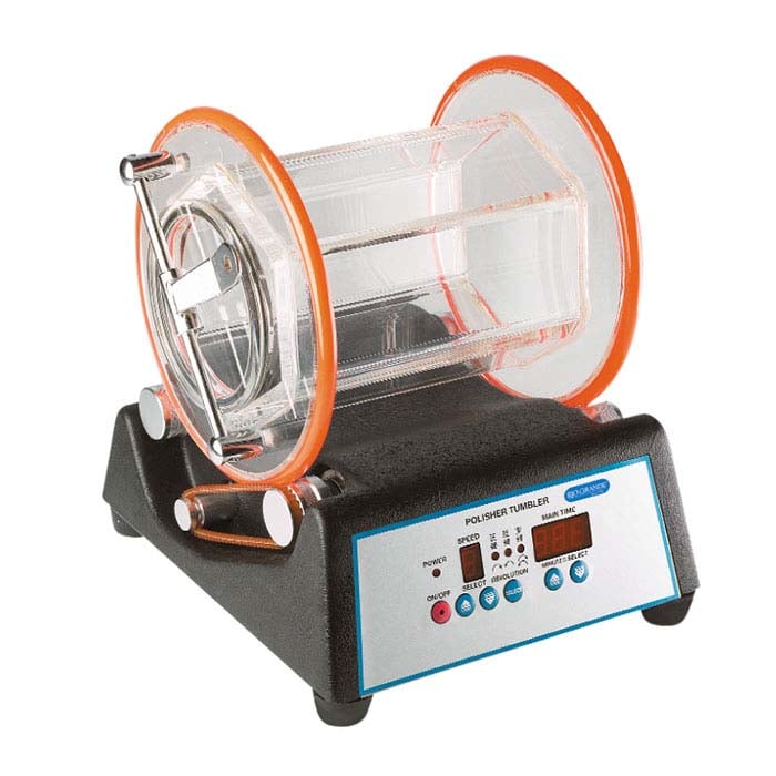 Macchina rotativa a tamburo per lucidatura