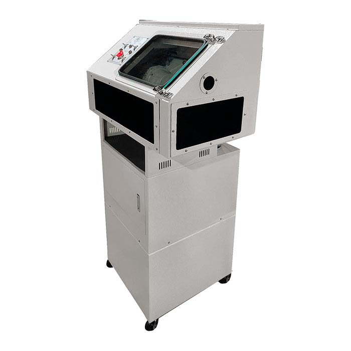 Best Built Single Enclosed Polishing Unit with 1/2hp Vacuum, 550cfm