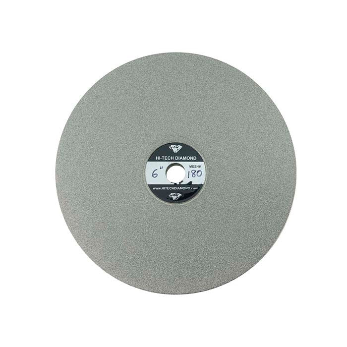 Metal Bond Diamond Discs with Backing Plates, 180 Mesh