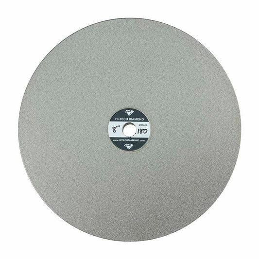 Metal Bond Diamond Discs with Backing Plates, 180 Mesh