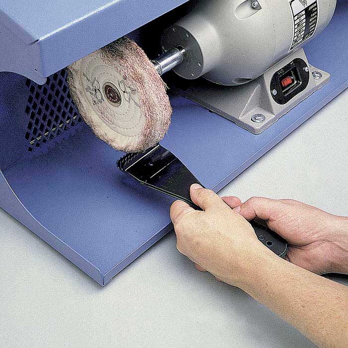 Rastrello lucidante tutto metallo