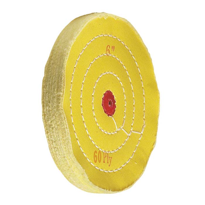 Yellow-Treated Buffing Wheel