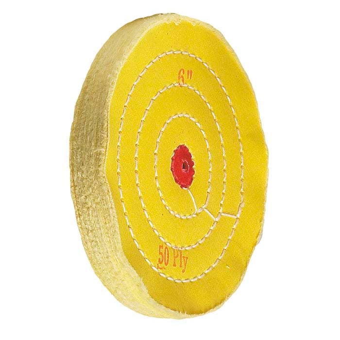 Yellow-Treated Buffing Wheel