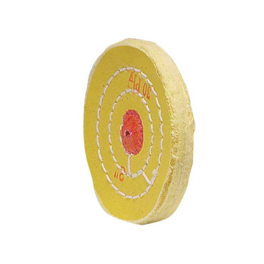 Yellow-Treated Buffing Wheel