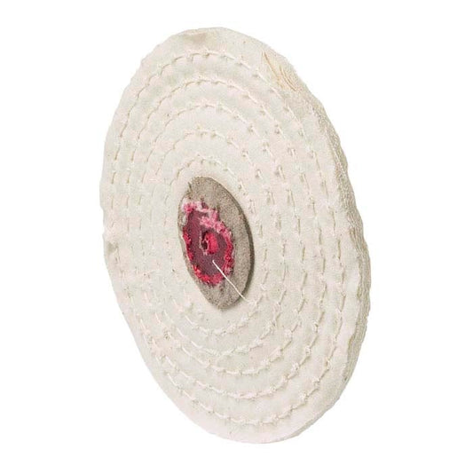 Tight-Weave Fine Muslin Buffing Wheel, 101.6mm Razor