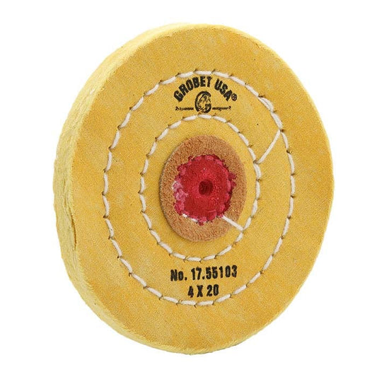 Grobet® Yellow Chemkote Buffing Wheel