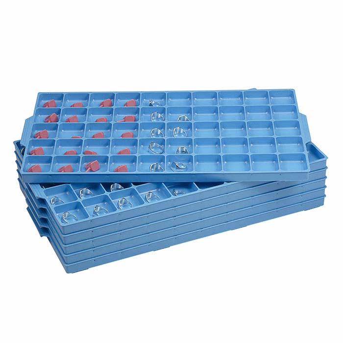 Stackable Inventory Tray with Compartments