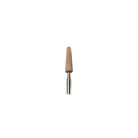 AdvantEdge Brown Aluminum Oxide Point, Flat-End Taper Head