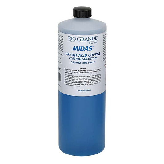 Midas® Bright Acid Copper Plating Solution, Acid-Based