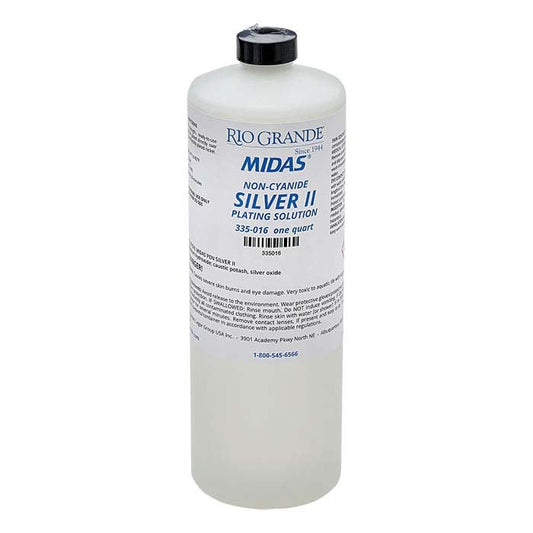 Midas® Silver Plating Solution, Non-Cyanide