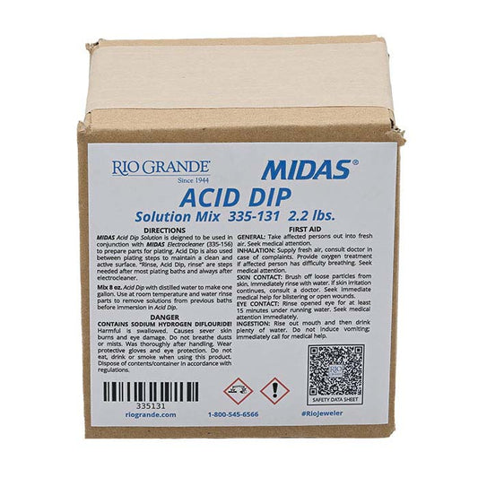 Midas® Flat-Black Pen-Plating Solution, Acid-Based