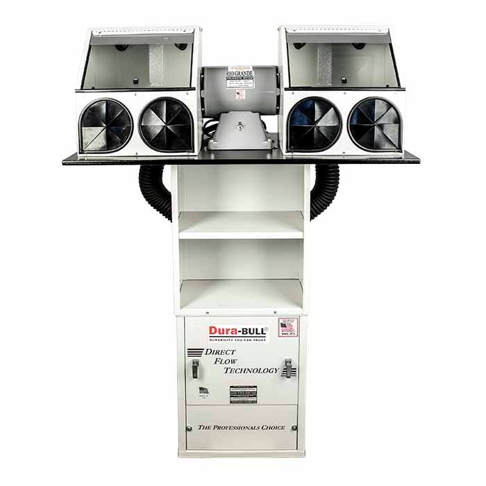 Dura-BULL® Direct Flow Poleringssystem, 600 cfm