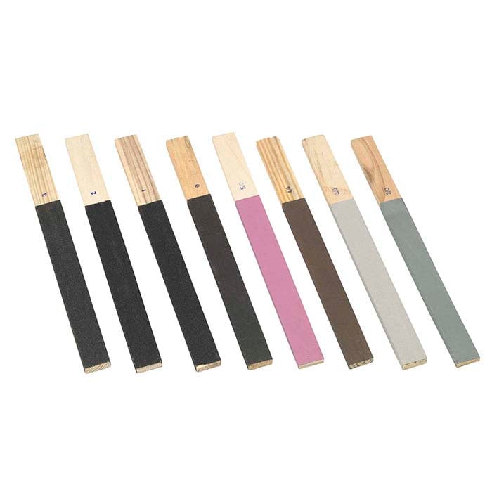 Flat Emery Sanding Stick Set, Set of 8