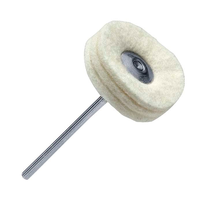 Soft Mini Felt Wheel, Mounted