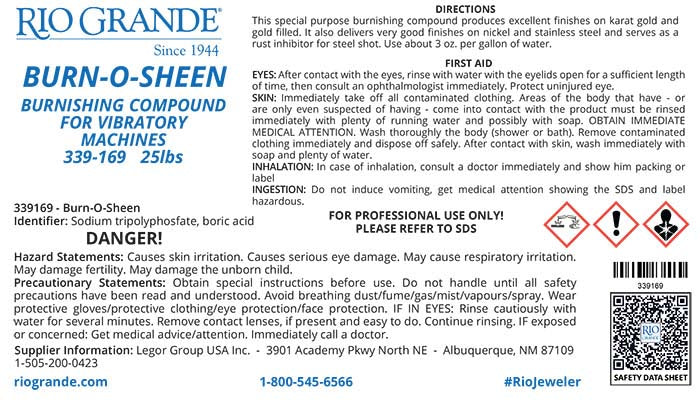 Burn-O-Sheen Powder Burnishing Compound