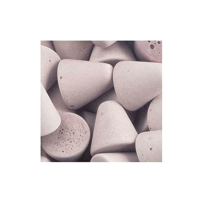 Clean Cut Plastic Cone Media, Pink/Tan, Medium Cut