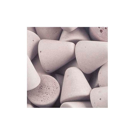 Clean Cut Plastic Cone Media, Pink/Tan, Medium Cut