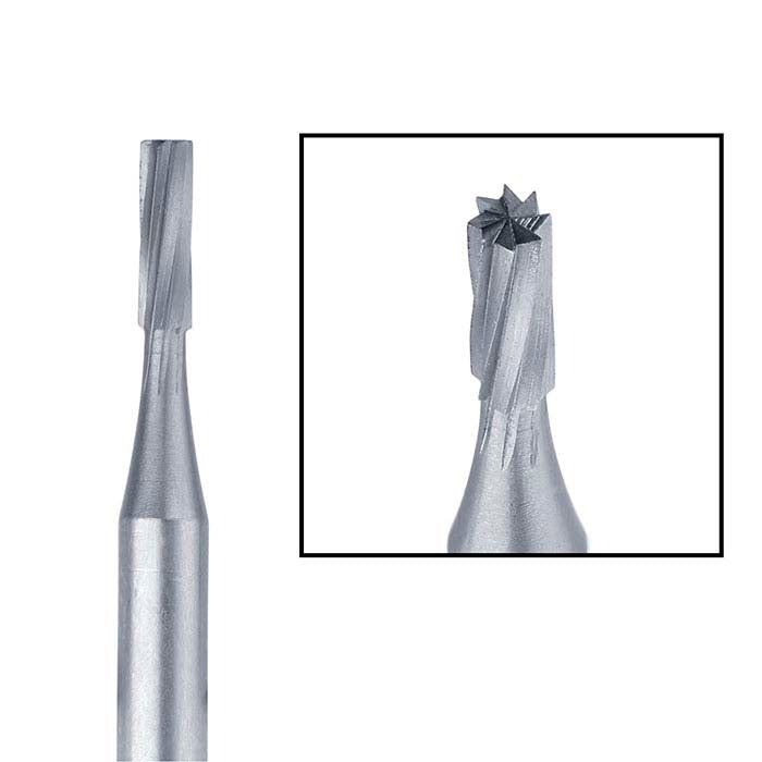 Busch® Tungsten Vanadium Cylinder Single-Cut Bur