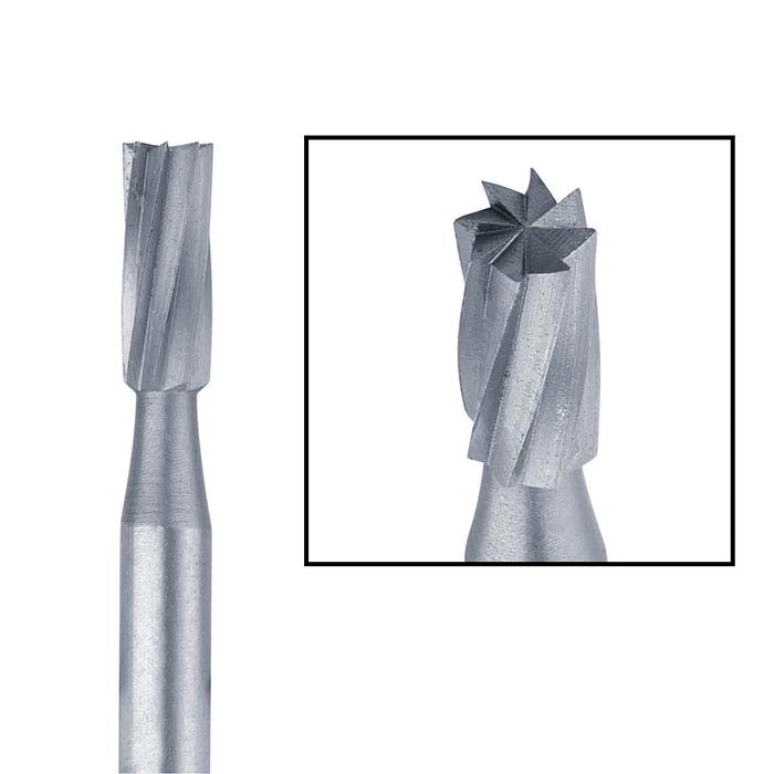Busch® Tungsten Vanadium Cylinder Single-Cut Bur