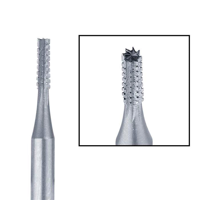 Busch® Tungsten Vanadium Cylinder Cross-Cut Bur