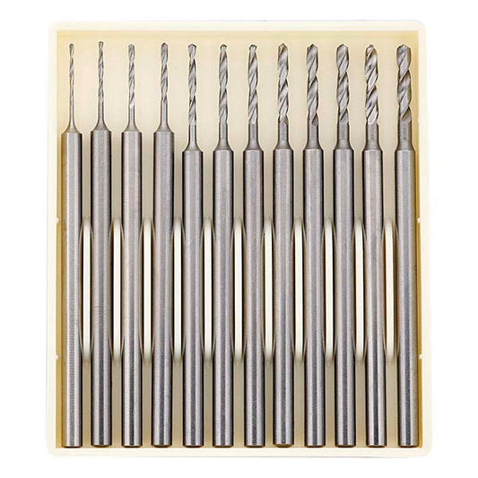 Busch® Tungsten Vanadium Twist Drill Set, 0.5–1.6mm