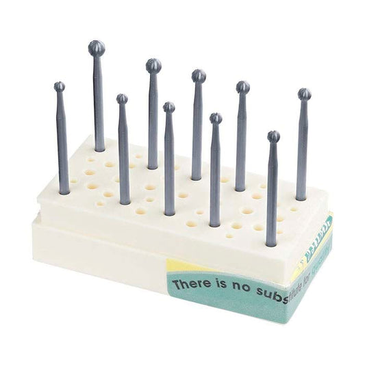 Busch® Tungsten Vanadium Round Bur Set; 2.7–4.2mm