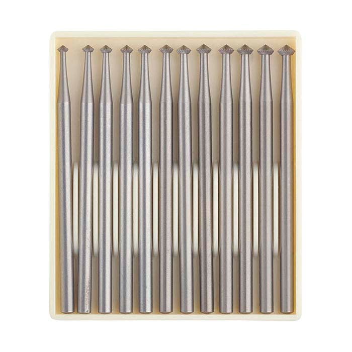 Busch® Tungsten Vanadium 90° Bearing Bur Set, 1.9–3.0mm