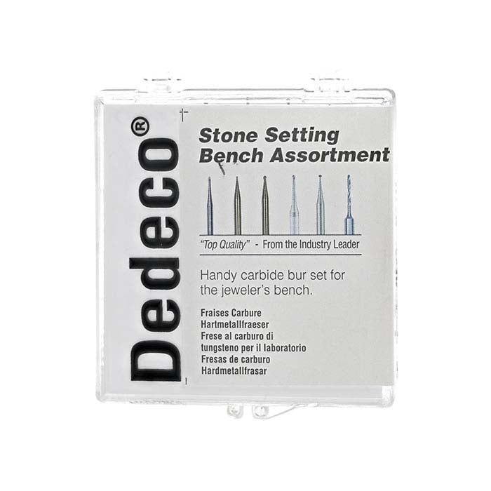 Dedeco® Carbide  Sampler Stone Setting Kit, Six Piece