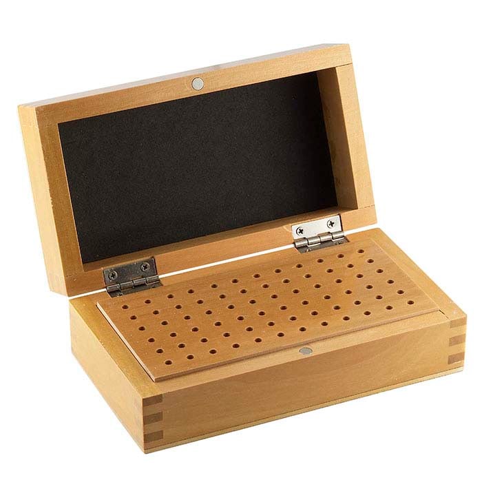 Wood Hinged Bur Organizer Block