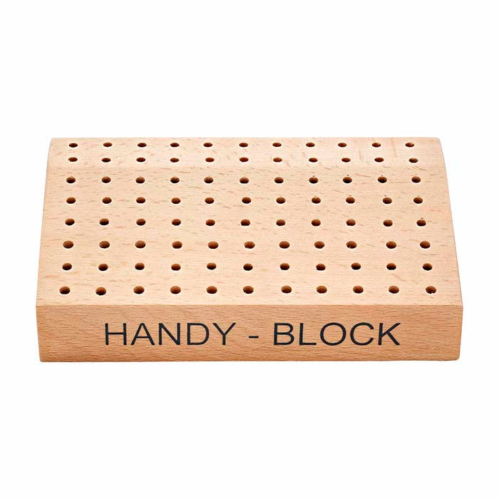 Wood Angled Bur Block