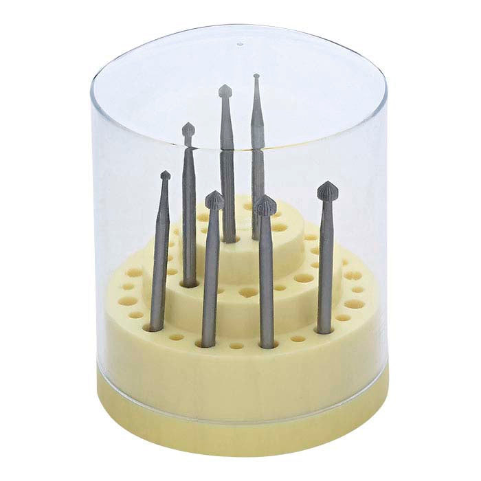 Plastic 3-Tier Bur Organizer with Lid, 48-Hole