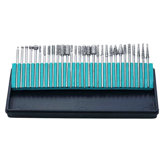 Diamond Bur Variety Set, 1–5mm, 46-Grit