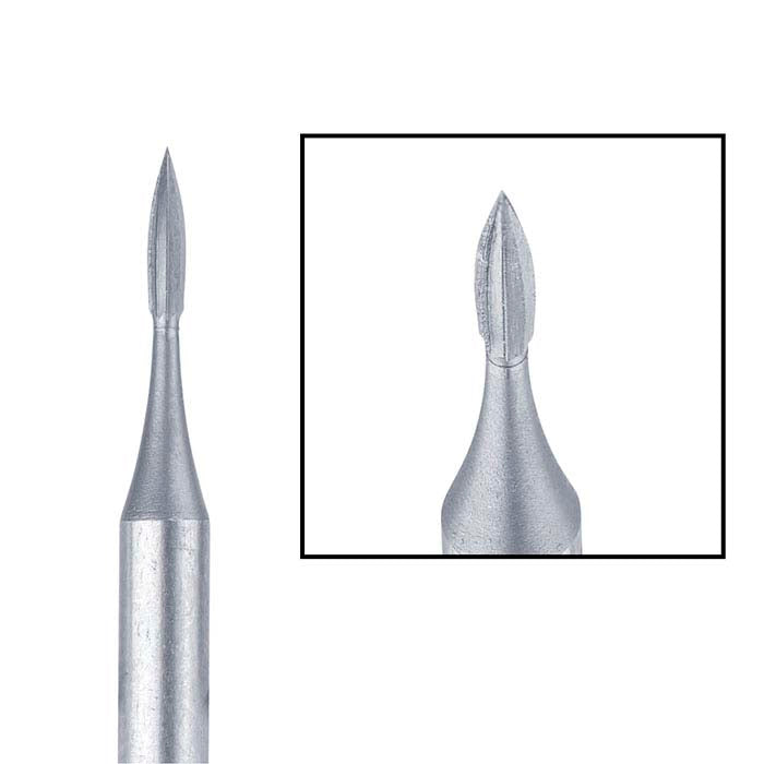 Busch® Tungsten Vanadium Single-Cut Flame Bur