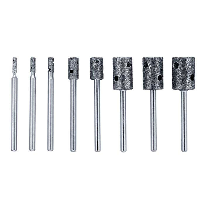 Diamond Core Drills, Set of 8