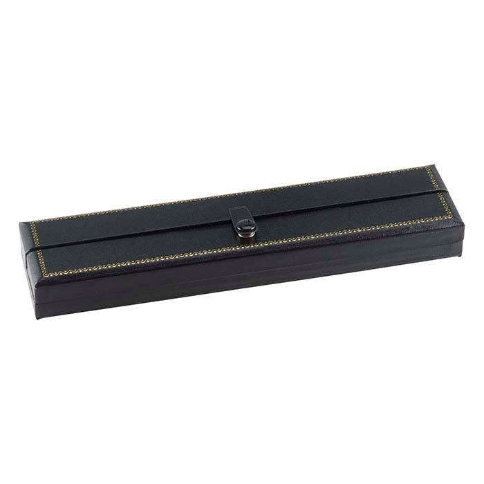 Faux Leather Snap-Tab Bracelet Gift Box